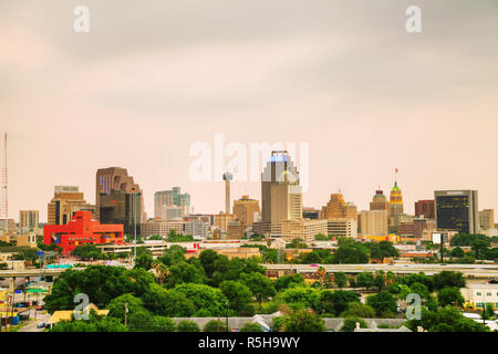 San Antonio, TX cityscape Banque D'Images