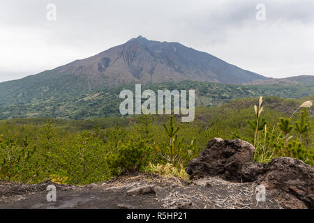 Sakurajima au Japon Banque D'Images