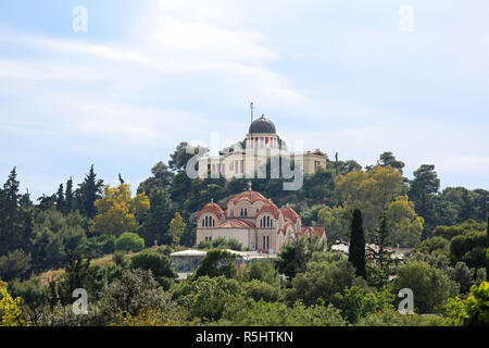 Athènes Observatoire Banque D'Images