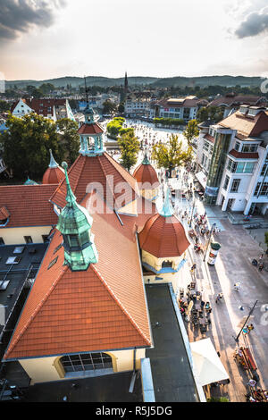 Sopot, Pologne-Septembre 7,2016 : vue de la ville de Sopot en Pologne Banque D'Images