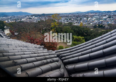 Château Hikone est 1 de 12 châteaux d'origine au Japon - Préfecture de Shiga. Banque D'Images