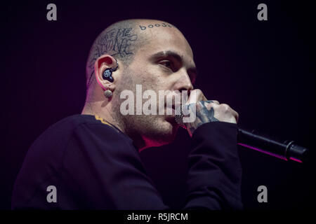 Padoue, Italie. 06Th Nov, 2018. Les concerts de musique : Gemitaiz pendant le paradis perdu Club Tour à Padoue 01 Décembre 2018 : Crédit Photo Agency indépendante/Alamy Live News Banque D'Images