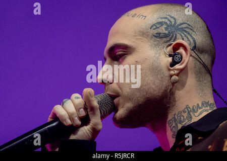 Padoue, Italie. 06Th Nov, 2018. Les concerts de musique : Gemitaiz pendant le paradis perdu Club Tour à Padoue 01 Décembre 2018 : Crédit Photo Agency indépendante/Alamy Live News Banque D'Images