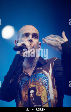 Padoue, Italie. 06Th Nov, 2018. Les concerts de musique : Gemitaiz pendant le paradis perdu Club Tour à Padoue 01 Décembre 2018 : Crédit Photo Agency indépendante/Alamy Live News Banque D'Images