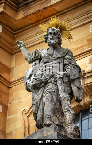 Basilique vierzehnheiligen,église de pèlerinage en Bavière Banque D'Images