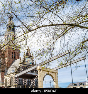 Bridge à Alkmaar, Pays-Bas Banque D'Images