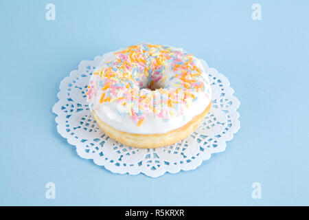 Donuts colorés napperon Banque D'Images