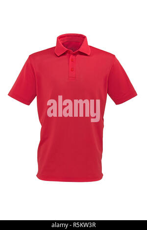 Rouge Golf tee shirt pour homme ou femme Banque D'Images