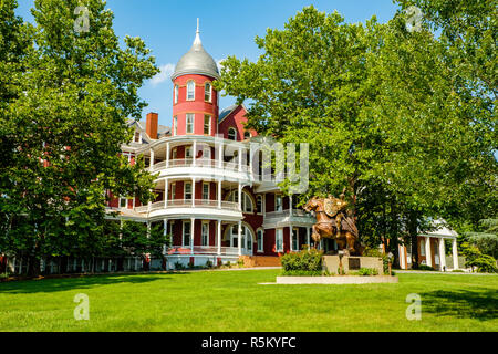Le sud de l'édifice du séminaire, salle Principale du sud de l'Université de Virginie occidentale, Buena Vista, Virginie Banque D'Images