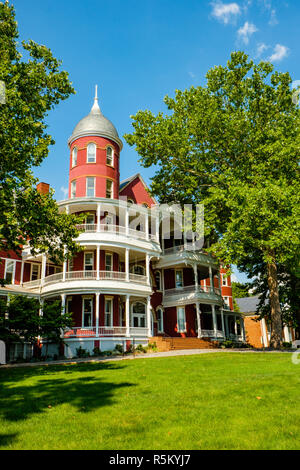 Le sud de l'édifice du séminaire, salle Principale du sud de l'Université de Virginie occidentale, Buena Vista, Virginie Banque D'Images