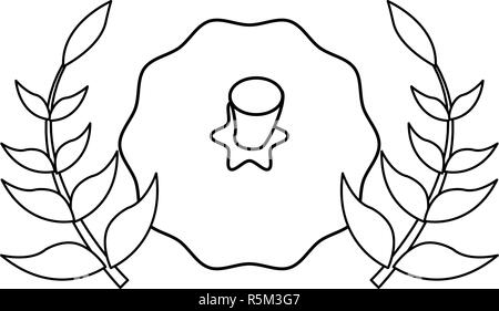 Feuillage laeves citrouille white background vector illustration vector illustration Illustration de Vecteur