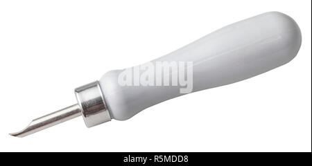 L'ouvreur avec pointe courbée pour couverture arrière d'une montre-bracelet Banque D'Images