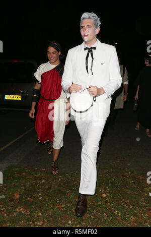 Les clients arrivant pour Jonathan Ross Halloween party - London comprend : Guest Où : London, Royaume-Uni Quand : 31 Oct 2018 Source : WENN.com Banque D'Images