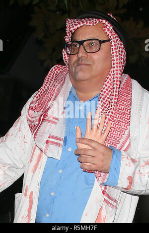 Des stars en laissant Jonathan Ross' Halloween party annuel à Londres comprend : Asif Zubairy Où : London, Royaume-Uni Quand : 01 novembre 2018 Source : WENN.com Banque D'Images