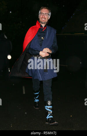 Des stars en laissant Jonathan Ross' Halloween party annuel à Londres avec : Stephen Merchant Où : London, Royaume-Uni Quand : 01 novembre 2018 Source : WENN.com Banque D'Images