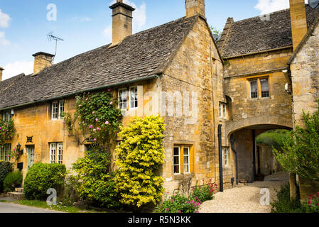 Stanton, dans le district de Cotswold en Angleterre. Banque D'Images