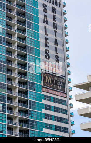 Miami Florida,Midtown,bâtiment,condominiums condos résidences appartements appartements appartements appartements, bâtiments logement Banque D'Images