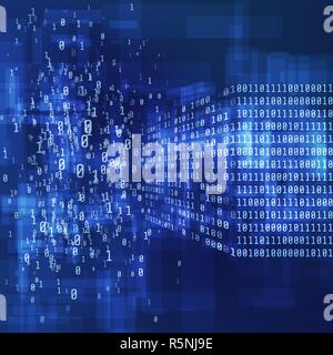 Code binaire. big data concept. Vector illustration Illustration de Vecteur