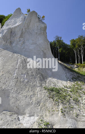 Wissower klinken sur la côte de rÃ¼gen craie Banque D'Images