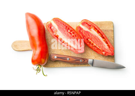 Tomates de San Marzano. Banque D'Images