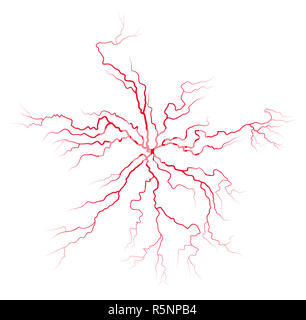 Système du sang veineux icône symbole vecteur conception. Belle illustration isolé sur fond blanc Banque D'Images