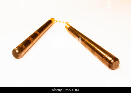 Nunchaku en bronze Banque D'Images