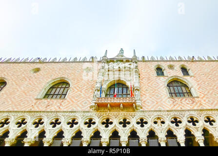 Duks palace sur st. Place Saint-Marc, Venise Italie Banque D'Images