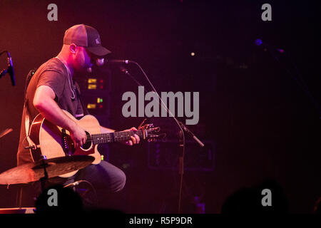 Vancvouver, British Columbia, Canada. Août 21, 2018. Aaron vu Goodvin effectuant au Commodore Ballroom de Vancouver.2018 Canadian Country Music Association Racines Artiste/groupe de l'année 2018, le groupe de l'année est retourné chez lui à la Commodore Ballroom à Vancouver pour leur dernier concert de leur tournée mondiale du Canada avec l'augmentation de Nice et du groupe 2018 de l'auteur-compositeur de l'année Aaron Goodvin. Credit : Ron Palmer/SOPA Images/ZUMA/Alamy Fil Live News Banque D'Images