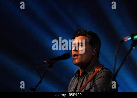 Vancvouver, British Columbia, Canada. Août 21, 2018. Aaron Grain de l'Union européenne vu washboard effectuant au Commodore Ballroom de Vancouver.2018 Canadian Country Music Association Racines Artiste/groupe de l'année 2018, le groupe de l'année est retourné chez lui à la Commodore Ballroom à Vancouver pour leur dernier concert de leur tournée mondiale du Canada avec l'augmentation de Nice et du groupe 2018 de l'auteur-compositeur de l'année Aaron Goodvin. Credit : Ron Palmer/SOPA Images/ZUMA/Alamy Fil Live News Banque D'Images