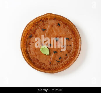 Moule à gâteau de papier rond Banque D'Images