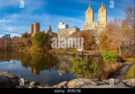 Central Park, New York City, à la fin de novembre 2018 Banque D'Images