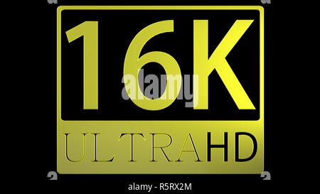 Le rendu 3D de belle vue de l'Ultra HD 16K photo Banque D'Images