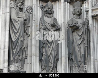 Détail de la cathédrale de Cologne Banque D'Images