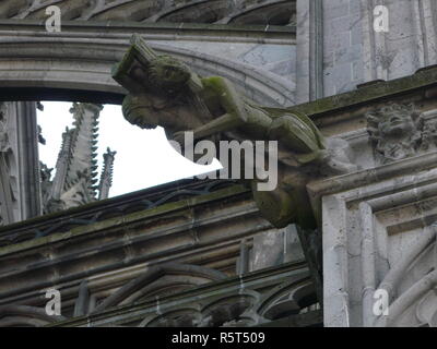 Détail de la cathédrale de Cologne Banque D'Images