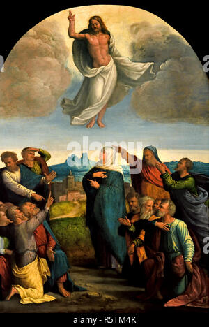 Ascension du Christ 1540 par Benvenuto Tisi dit il Garofalo 1476-1559, 15-16ème siècle, l'Italie, l'italien. Banque D'Images