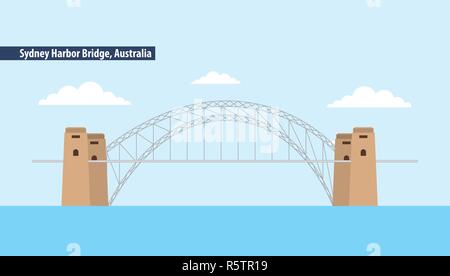 Lieux de l'Australie ont trait Illustration de Vecteur