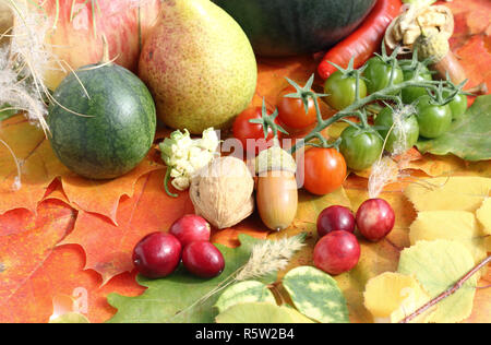 Fruits et légumes biologiques sains Banque D'Images