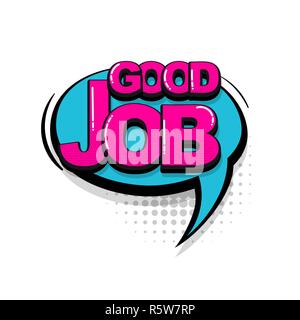 Bande dessinée collection texte effets de son style pop art Illustration de Vecteur