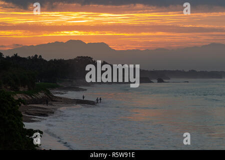 Lever de soleil à Punta de Mita Mexique Banque D'Images