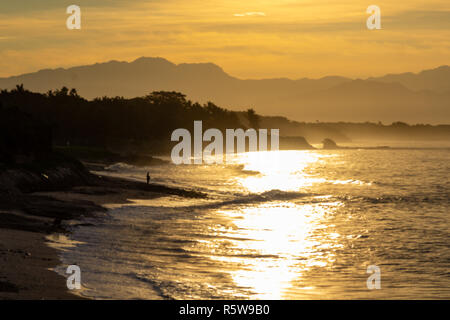 Lever de soleil à Punta de Mita Mexique Banque D'Images