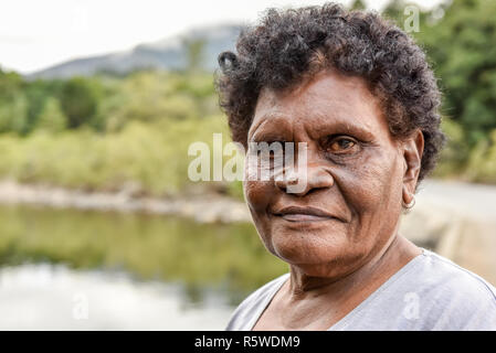 Femme autochtone , Australie Banque D'Images