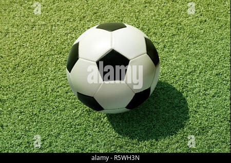 Football Soccer sur l'herbe Banque D'Images