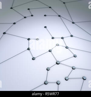 Rendu 3D concept connexion Banque D'Images