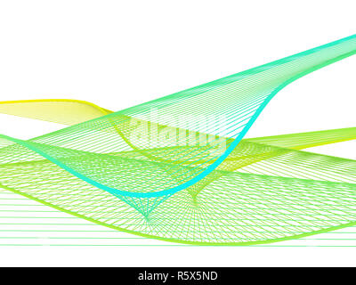 Lumineux et dynamique en spirale avec gradient linéaire coloré Banque D'Images