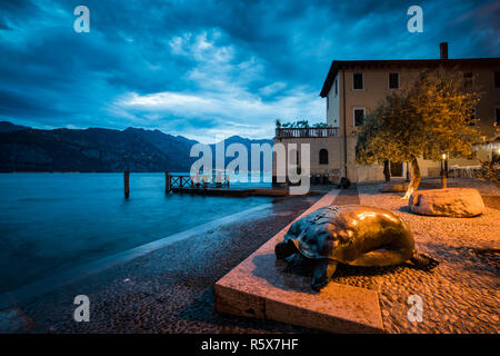 Malcesine, Lago di Garda, Italie, Europe. Banque D'Images