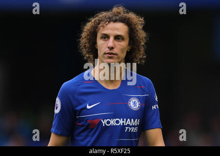 Londres, Royaume-Uni. 09Th Nov, 2018. David Luiz de Chelsea - Fulham v Chelsea, Premier League, Stamford Bridge, Londres - 2 décembre 2018 Editorial - N'utilisez que des restrictions s'appliquent : Crédit DataCo Images Journée Limited/Alamy Live News Banque D'Images