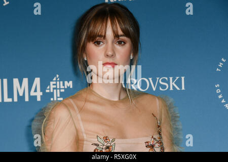 Londres, Royaume-Uni. 2 décembre 2018. Molly Wright Arrivers à la 21e British Independent Film Awards à 1 Vieille Billingsgate à pied le 21 décembre 2018, Londres, Royaume-Uni. Credit Photo : Alamy/Capital Live News Banque D'Images