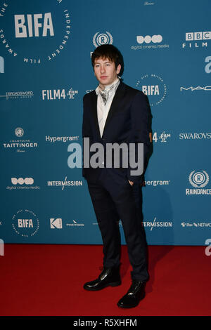 Londres, Royaume-Uni. 2 décembre 2018. Barry Keoghan Arrivers à la 21e British Independent Film Awards à 1 Vieille Billingsgate à pied le 21 décembre 2018, Londres, Royaume-Uni. Credit Photo : Alamy/Capital Live News Banque D'Images