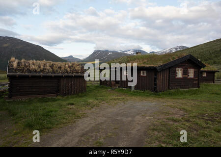 Vue sur le parc national de Jotunheimen en Norvège Banque D'Images