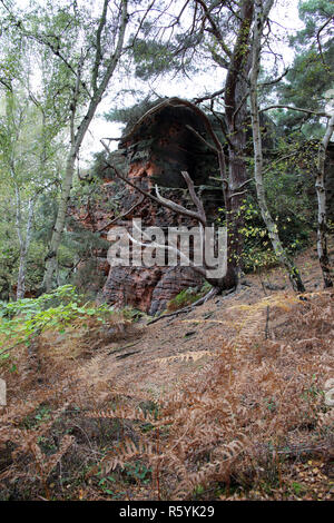 Monument naturel katzensteine Banque D'Images